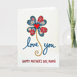 Polka Dot Clover Love You Card
