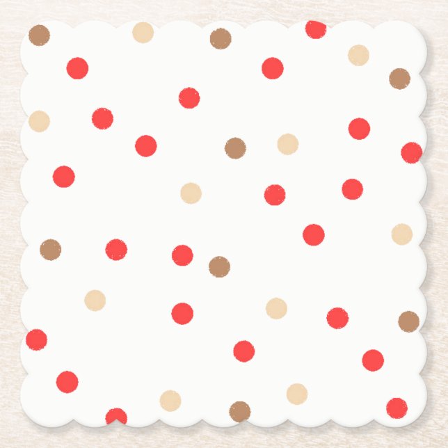 Polka Dot Coasters (Front)