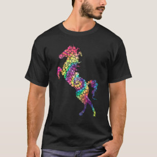 Polka Dot Colourful Rainbow Horse International Do T-Shirt