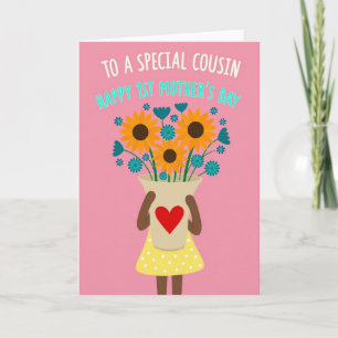 Polka Dot Cousin Mothers Day Card