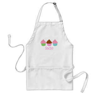 Polka Dot Cupcakes Personalized Apron