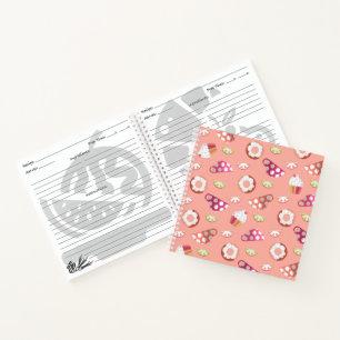 Polka Dot Cups Cakes Doughnuts Lemons Recipe Notebook