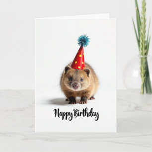 Polka Dot Cute Critter Card