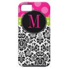 Polka Dot & Damask | Monogram