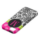 Polka Dot & Damask | Monogram