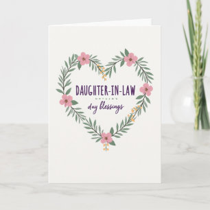 Polka Dot Daughter In Law Card