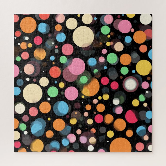 Polka Dot Design  Jigsaw Puzzle (Vertical)