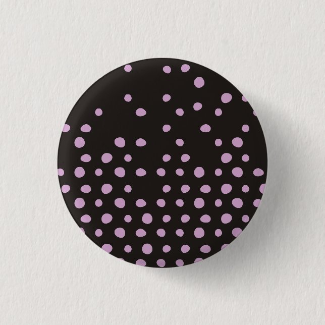Polka Dot Destruction 3 Cm Round Badge (Front)