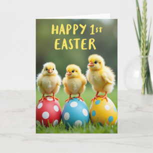 Polka Dot Easter Bird Card