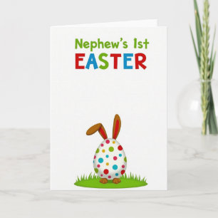 Polka Dot Easter Nephew Card