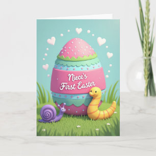 Polka Dot Easter Niece Card