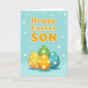 Polka Dot Easter Son Card
