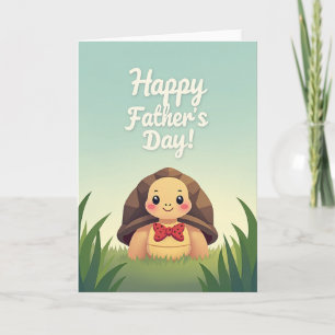 Polka Dot Fathers Day Bow Card