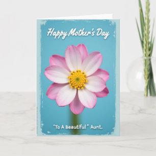 Polka Dot Floral Azure Card
