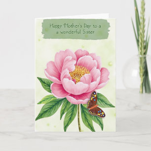 Polka Dot Floral Blossom Card