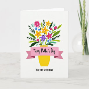 Polka Dot Floral Cheer Card