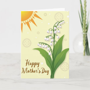 Polka Dot Floral Spring Card