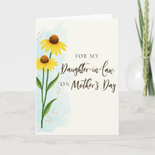 Polka Dot Floral Summer Card