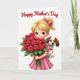 Polka Dot Flower Gift Card