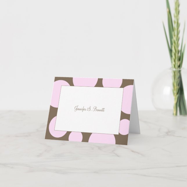 Polka Dot Fun Note Card (Front)