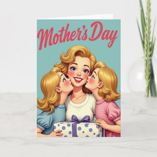 Polka Dot Gift Family Love Card