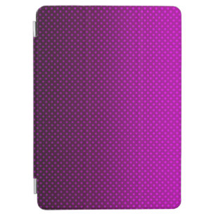Polka dot gradient purple black colours dark print iPad air cover