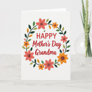 Polka Dot Grandma Happy Day Card