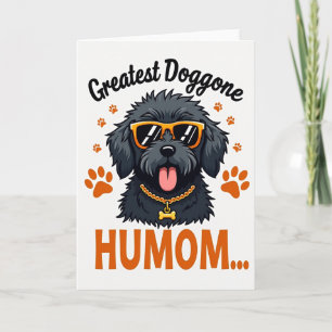 Polka Dot Greatest Humom Card