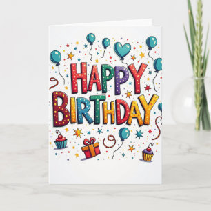Polka Dot Happy Card