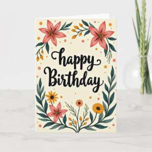 Polka Dot Happy Celebration Card