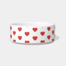 Polka Dot Hearts Love Cat Dog