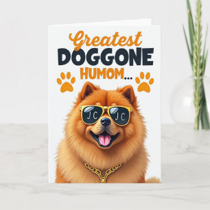 Polka Dot Humom Dog Card