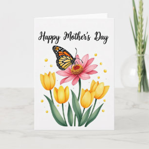 Polka Dot Insect Bloom Card