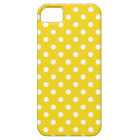 Polka Dot iPhone 5/5S Case in Lemon Yellow