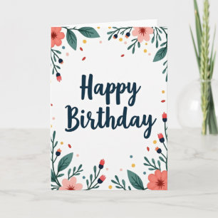 Polka Dot Joyful Bloom Card