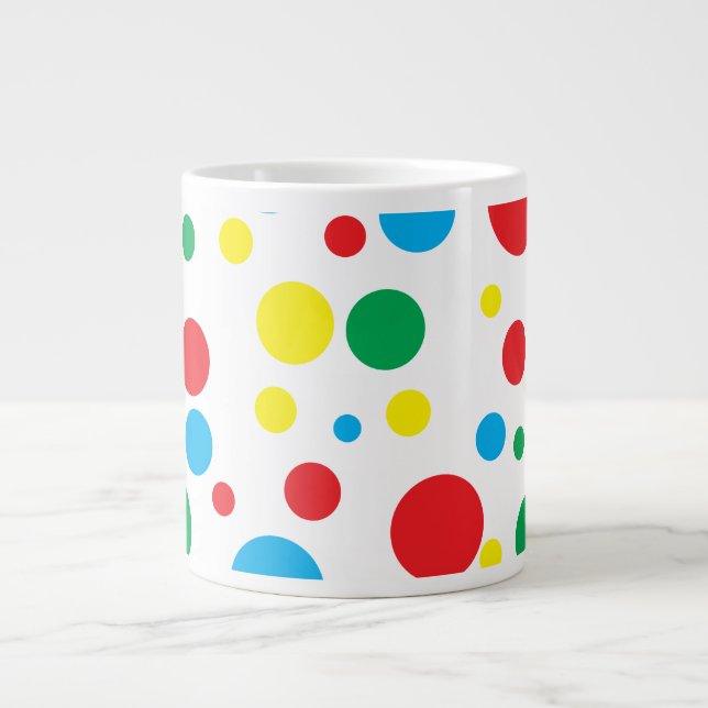 Polka Dot Jumbo Mug (Front)