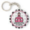 Polka Dot Kindergarten Teacher Keychain