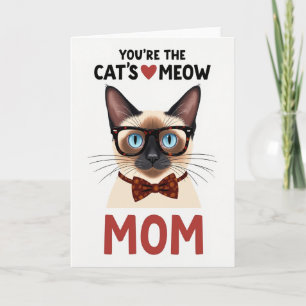 Polka Dot Kitty Love Card