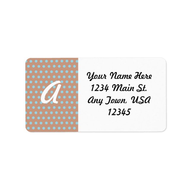Polka Dot Label (Front)