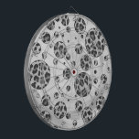 Polka Dot Leopard Black and White Design Dartboard<br><div class="desc">Stylish and trendy Black, Grey, and White Leopard Spotted Patterns created by Imagine That! Design on electronics, accessories, and fashionable gifts with our unique touch of texture and pizzaz is sure to satisfy the needs of leopard print lovers and bold jungle animal print lovers of all ages. Go wild today...</div>
