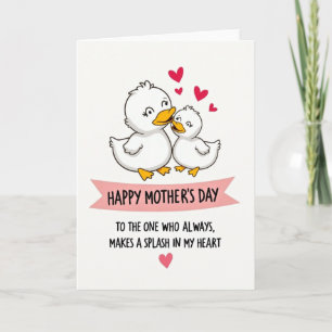 Polka Dot Loving Birds Card