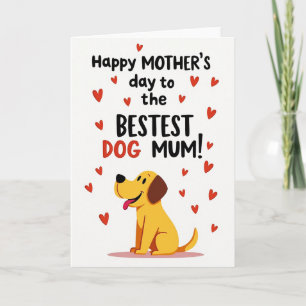 Polka Dot Loving Dog Card