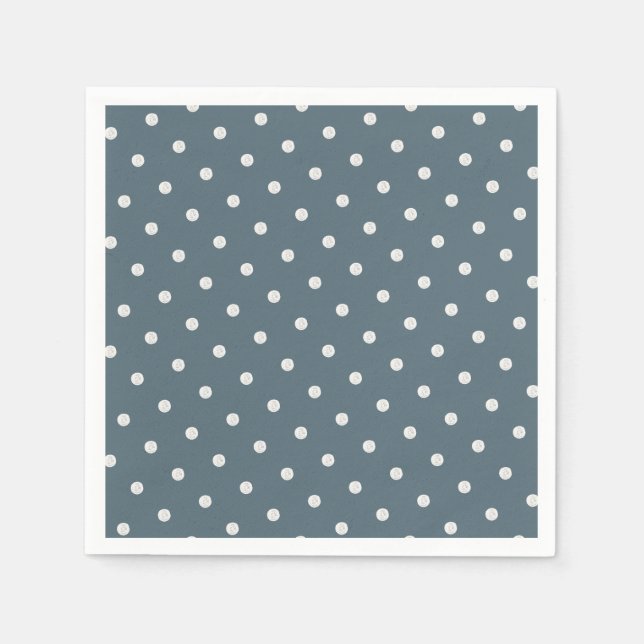 Polka dot modern graphic napkin (Front)