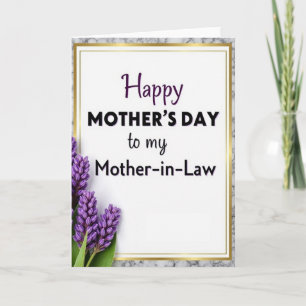 Polka Dot Mother In Law Day Card