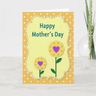 Polka Dot Mothers Day Gift Card
