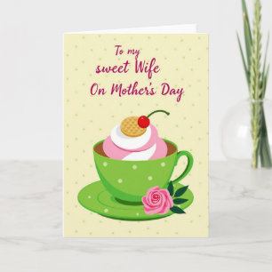 Polka Dot Mothers Day Treat Card