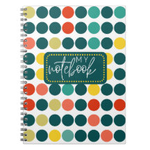 Polka dot My Notebook for daily writing 