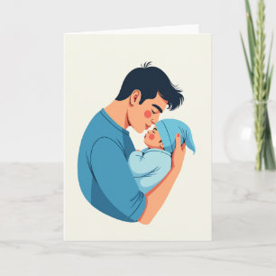 Polka Dot Newborn Baby Card