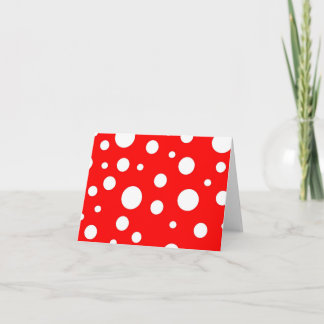 Polka Dot Notecard