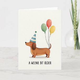 Polka Dot Party Pup Card